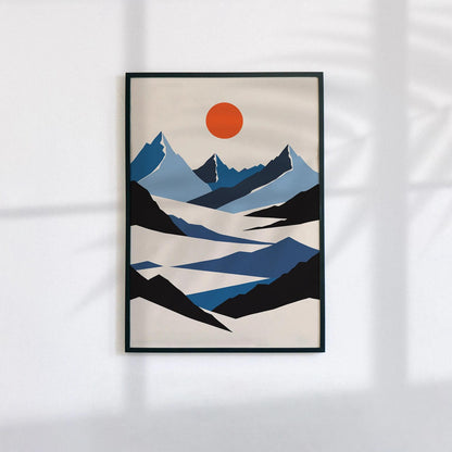 Minimal Scandinavian Landscape Print