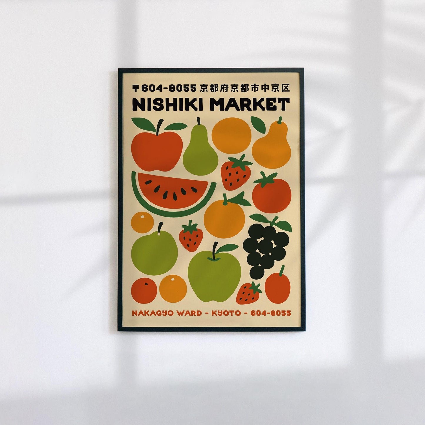 Nishiki Market Fruit Poster