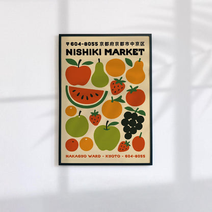 Nishiki Market Fruit Poster