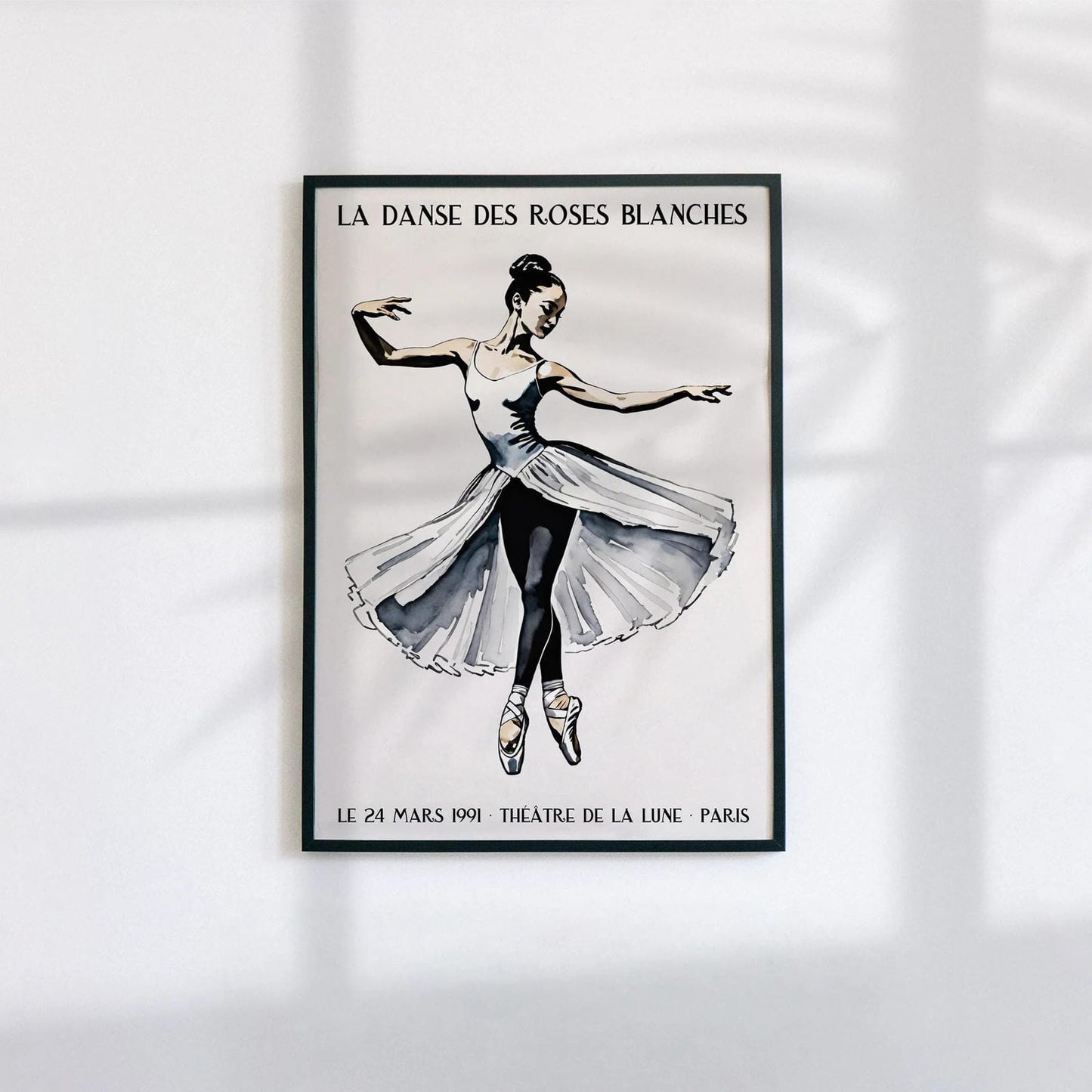 French Ballet Vintage Art Print