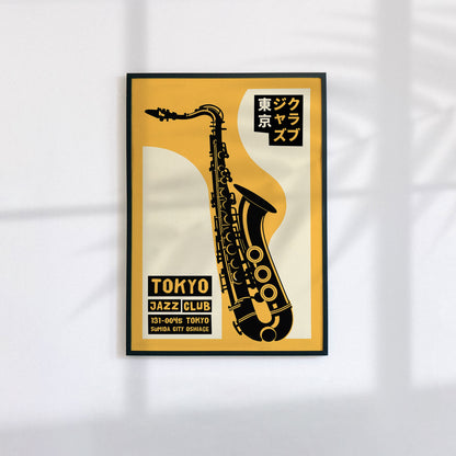 Tokyo Jazz Club Japanese Poster