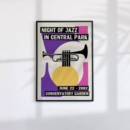 Central Park 2002 Jazz Festival Poster
