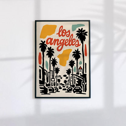 Los Angeles City Wall Art