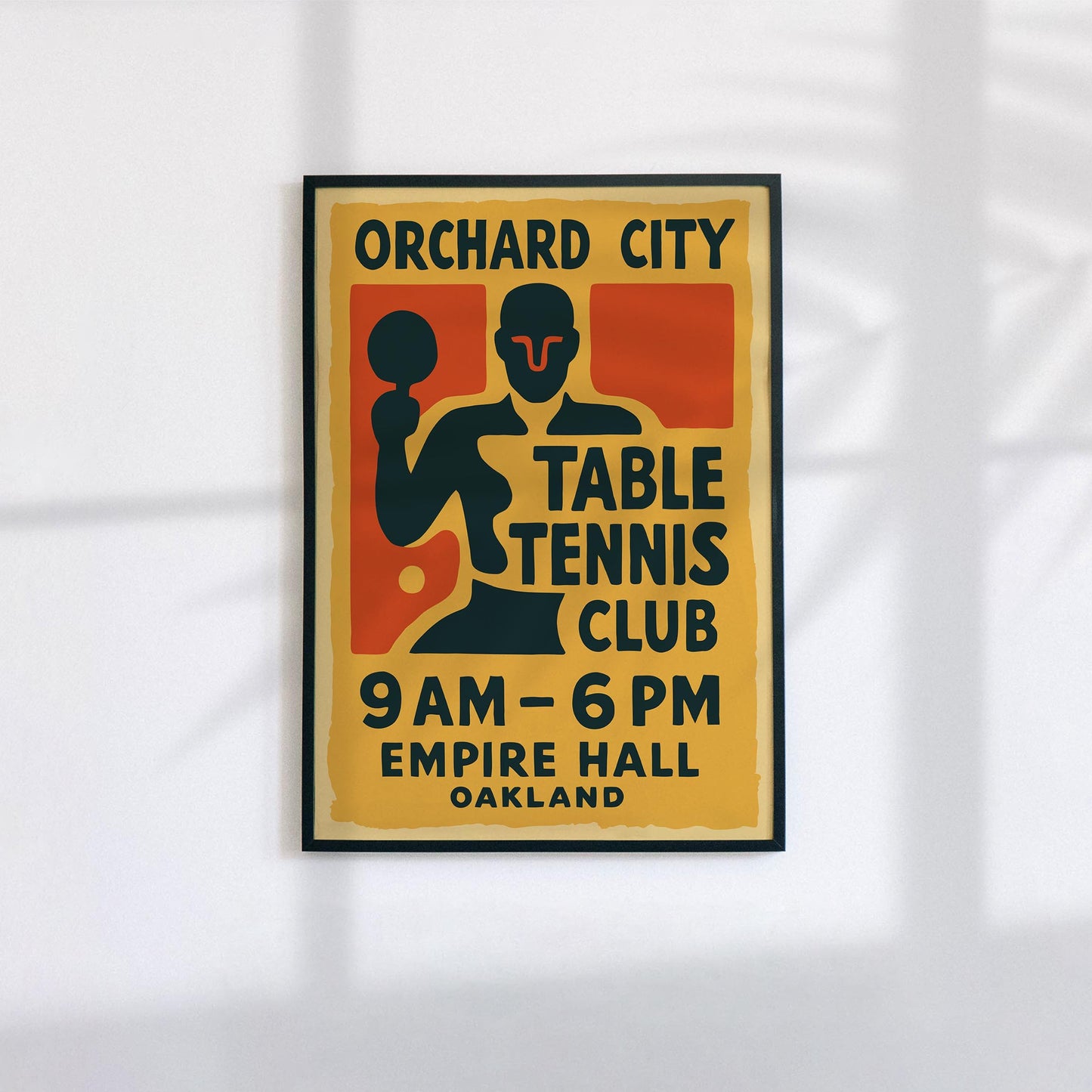 Orchard Table Tennis Poster