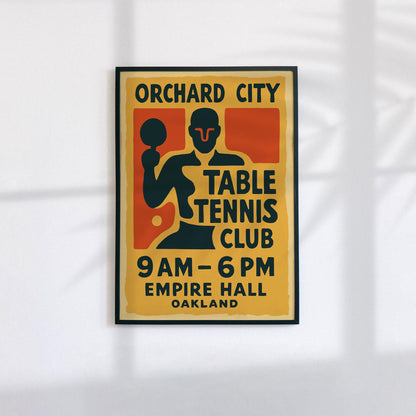 Orchard Table Tennis Poster