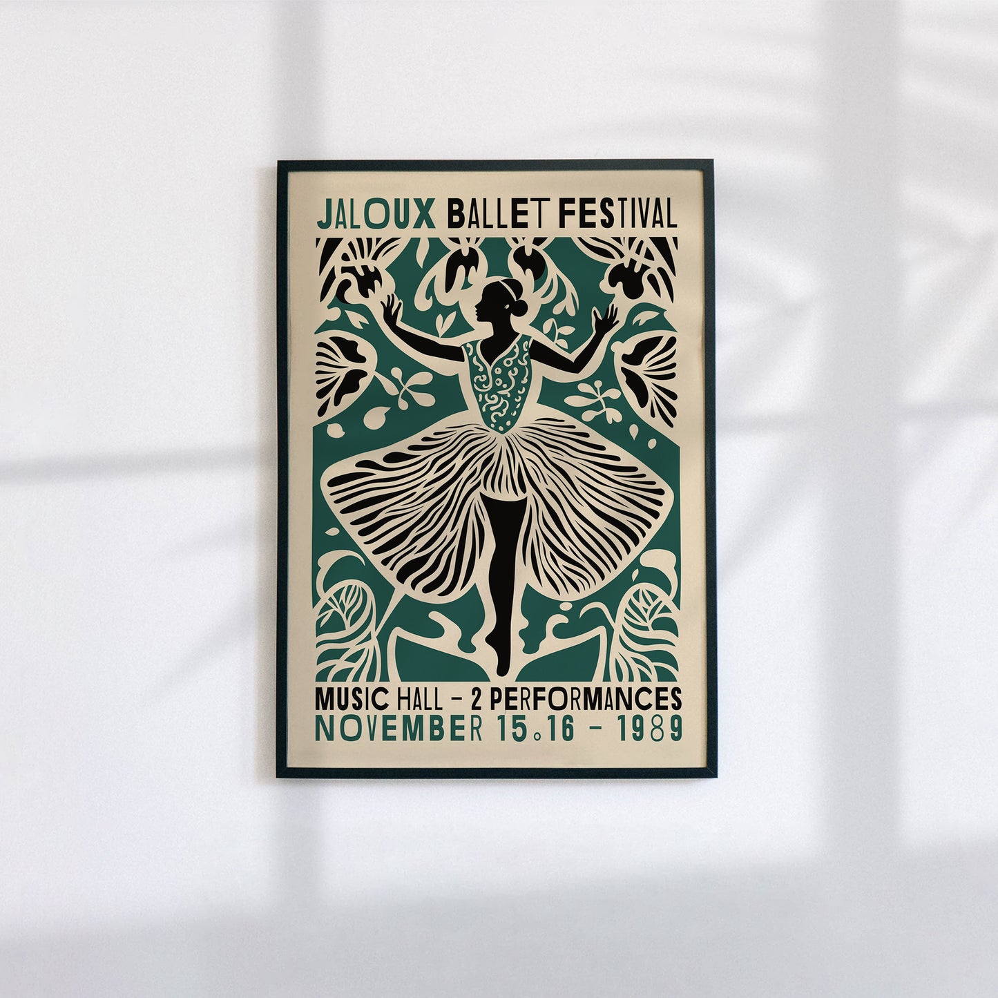 French Ballet Festival Wall Art Print