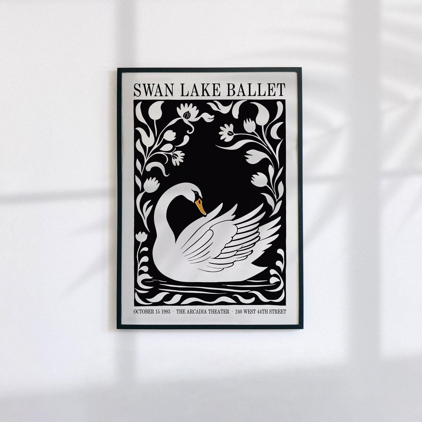 Swan Lake Ballet Poster