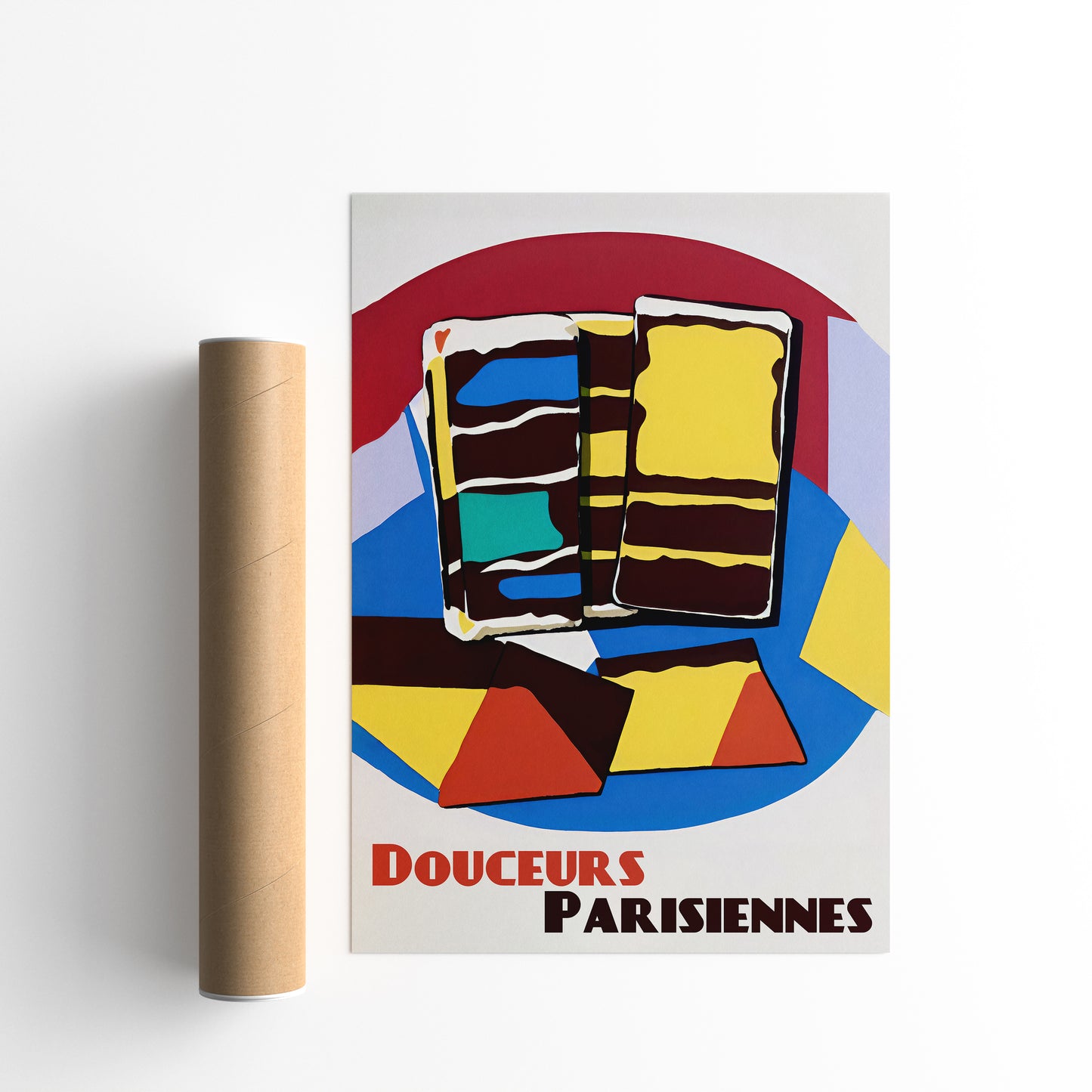 Parisian Sweets - Retro Advertising Poster