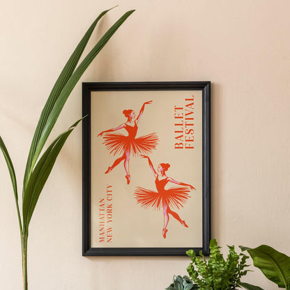 Manhattan NYC Ballet Festival Poster