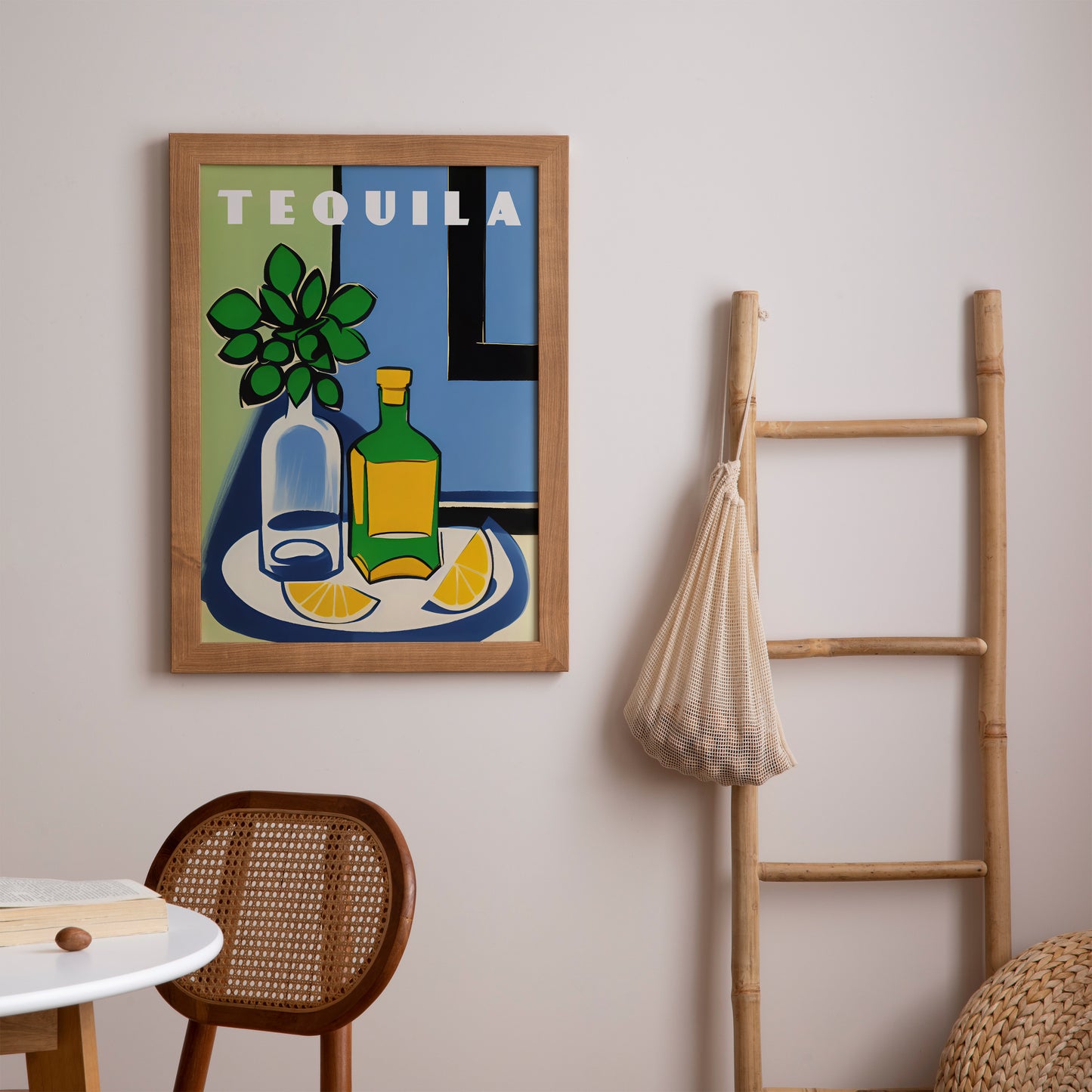 TEQUILA - retro beverage poster