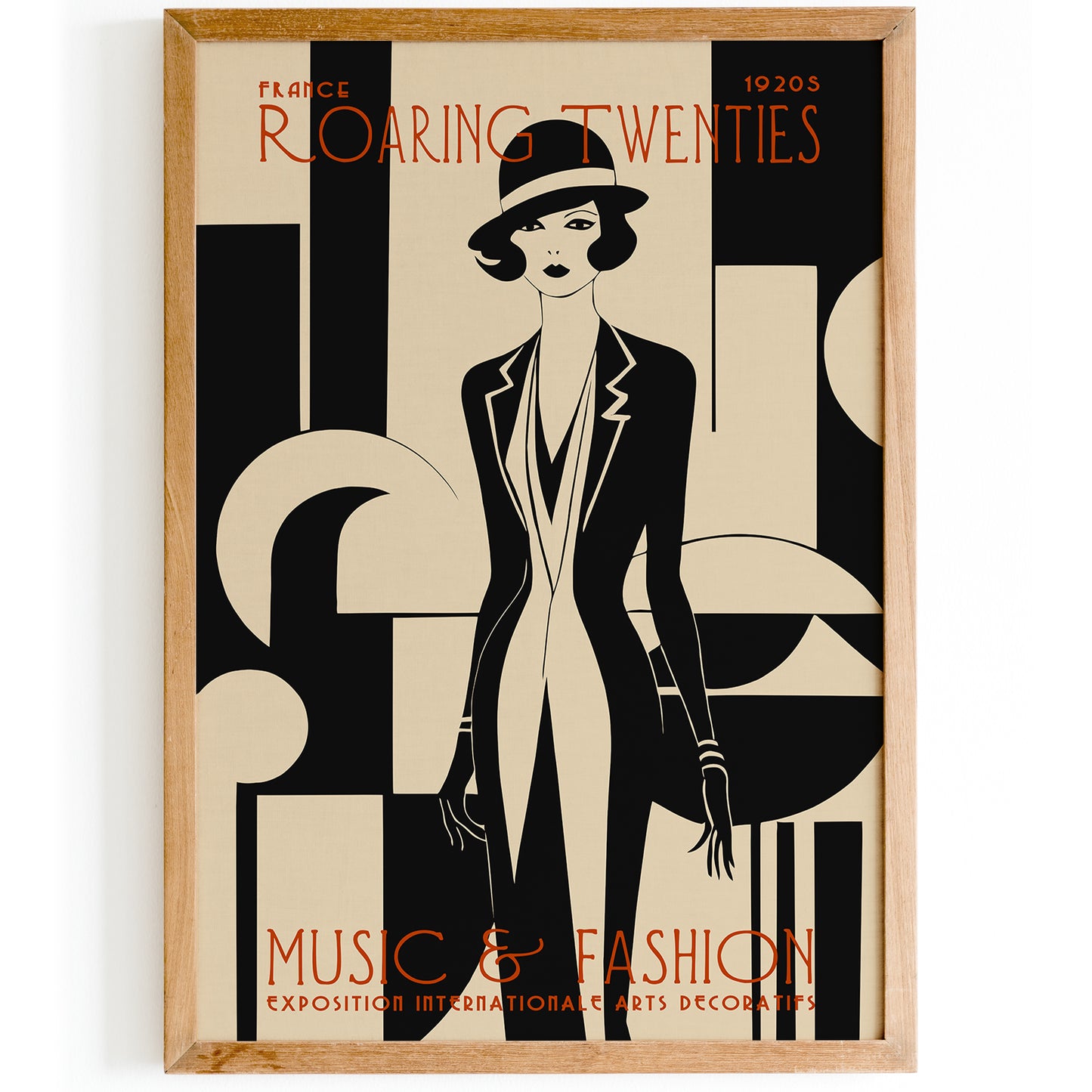 Art Deco 1920s Exhibition Poster – Vintage Retro Wall Art