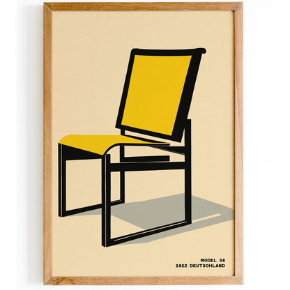 Bauhaus Furniture - Chair Model S6 Poster