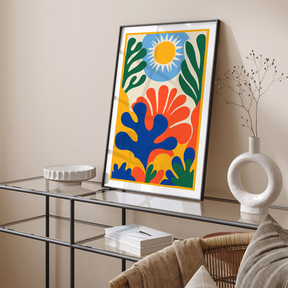 Colorful Cut Outs Nature Poster