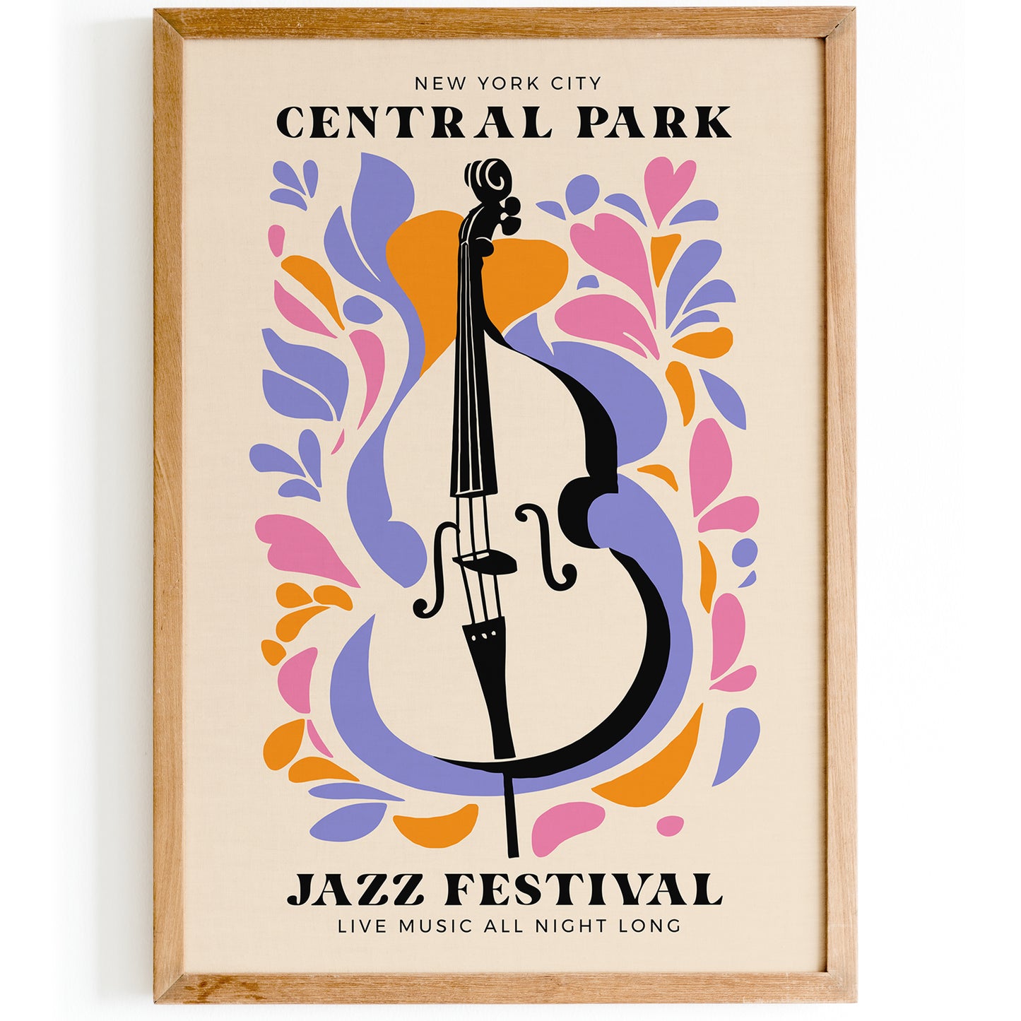 Central Park Jazz Festival Poster
