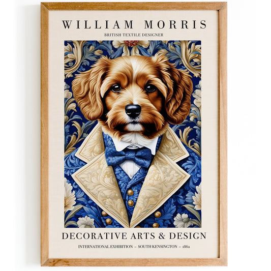 Elegant Dog Portrait Elegant Art Print
