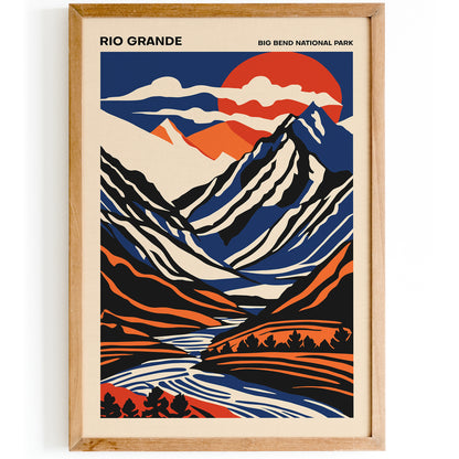 Rio Grande Big Bend National Park Poster