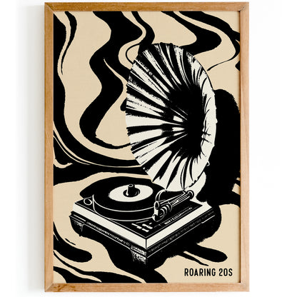 Roaring 20s Jazz Music Poster