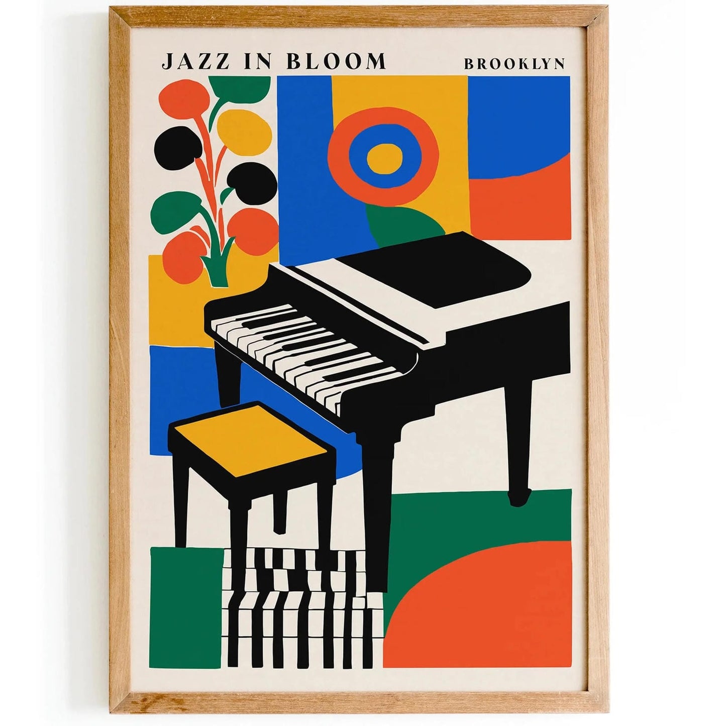 Jazz in Bloom Brooklyn Music Poster