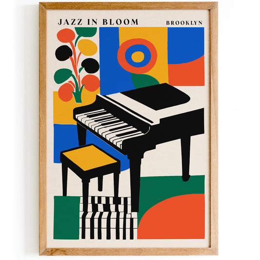 Jazz in Bloom Brooklyn Music Poster