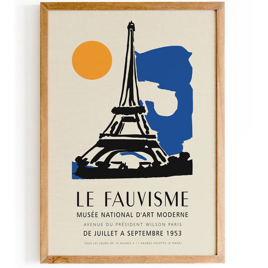 Le Fauvisme Exhibition Vintage Art Print