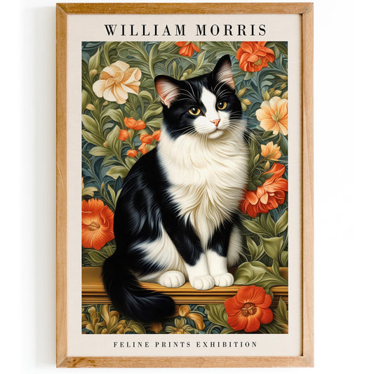 Cute Cat Portrait Elegant Poster