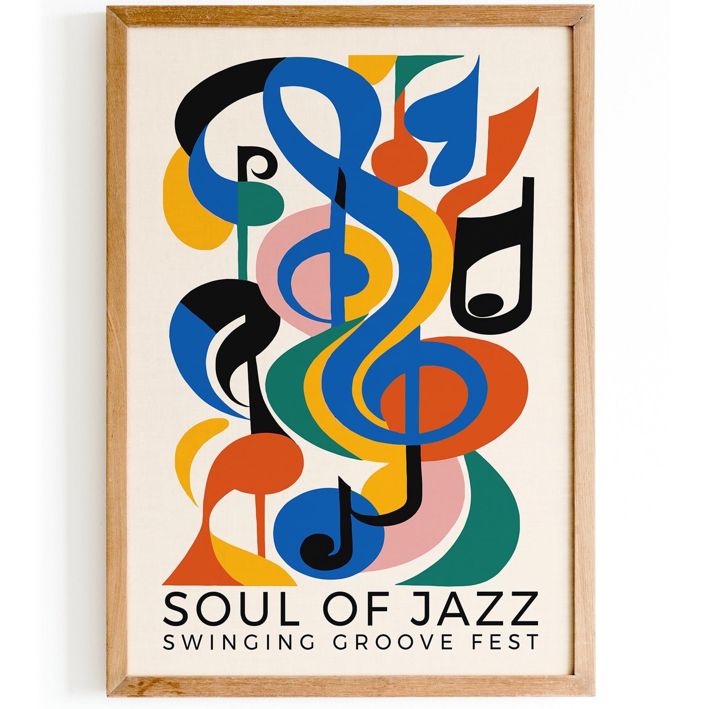 Soul of Jazz Swining Music Poster 2025