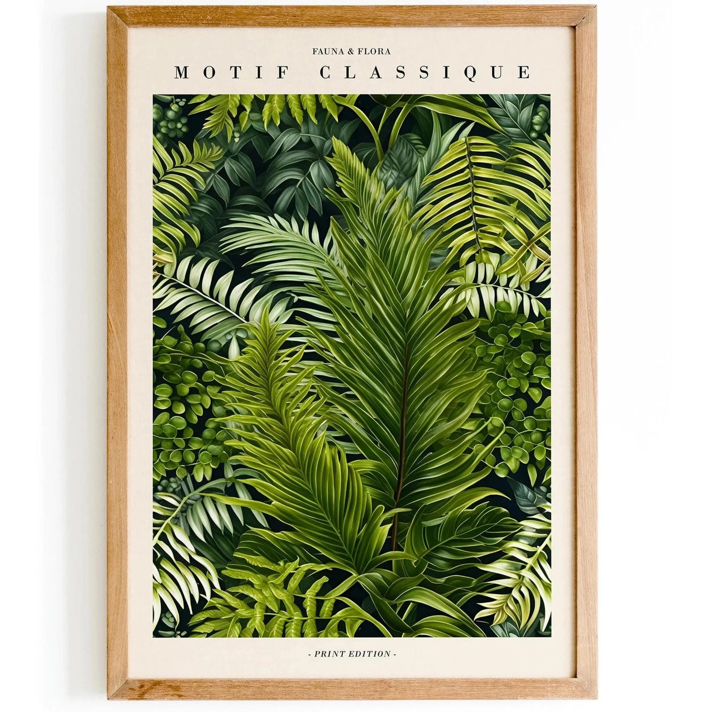 Fauna & Flora Green Botanical Print