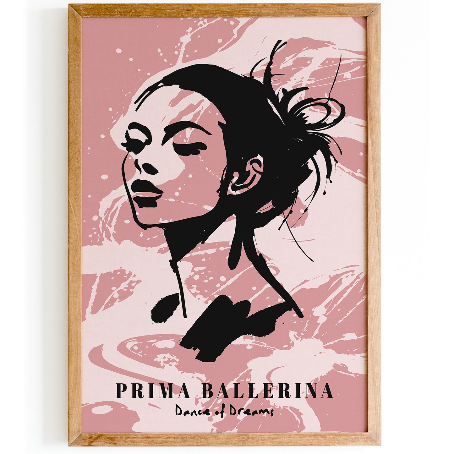 Prima Ballerina Pink Art Print 2025