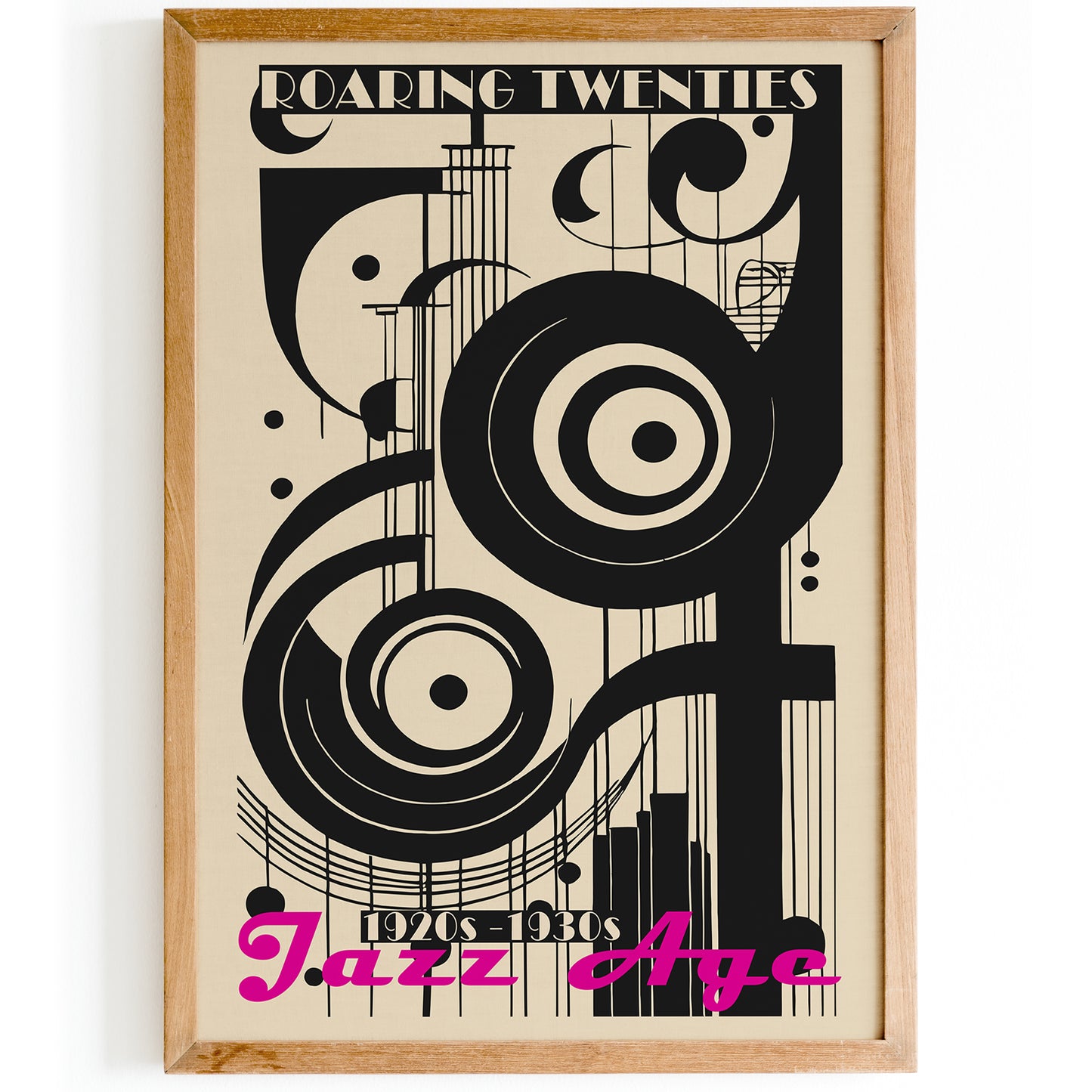 Roaring Twenties Jazz Age Poster