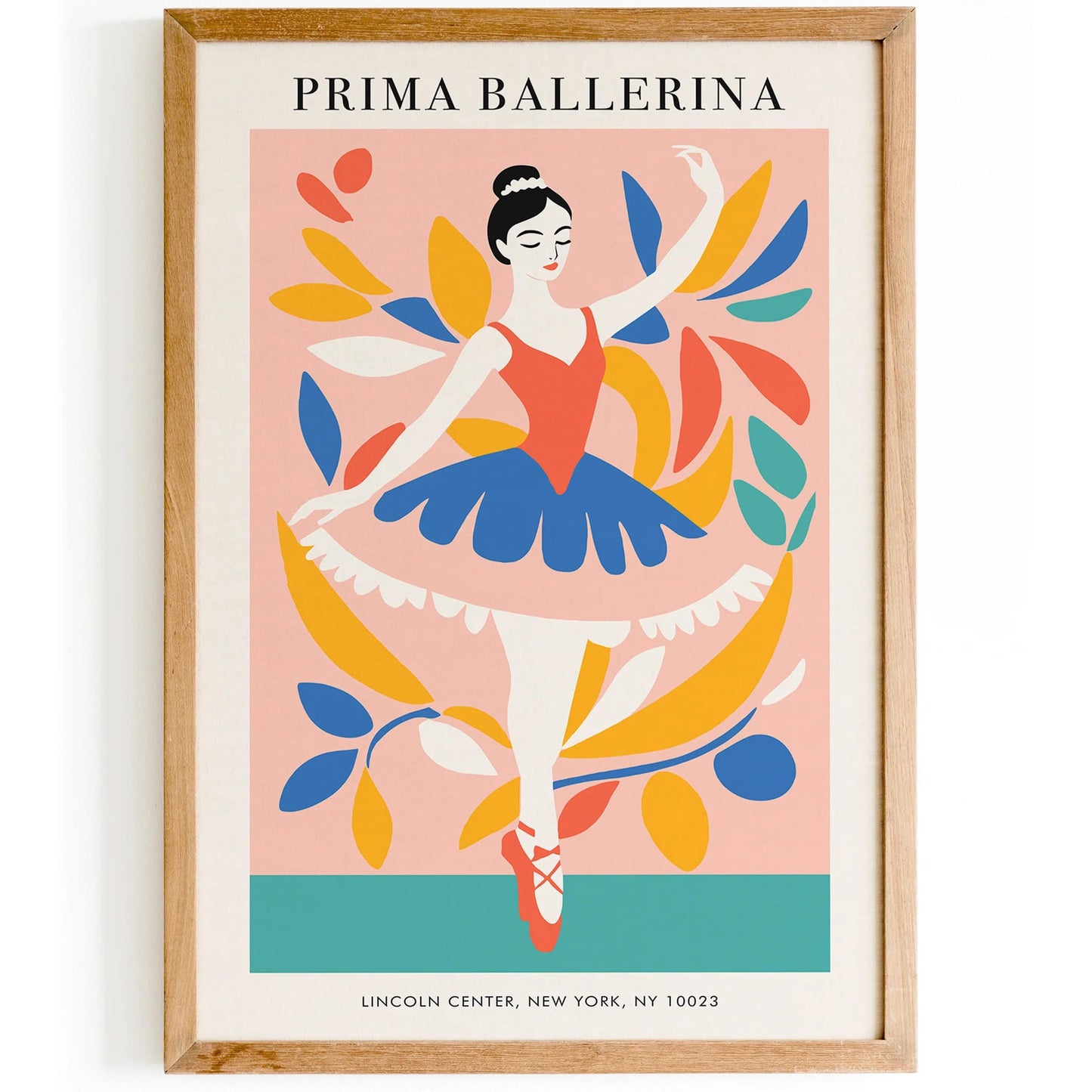 NYC Ballet Poster – Prima Ballerina Dance Print