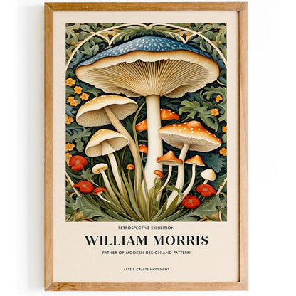 W. Morris Mushrooms Art Print