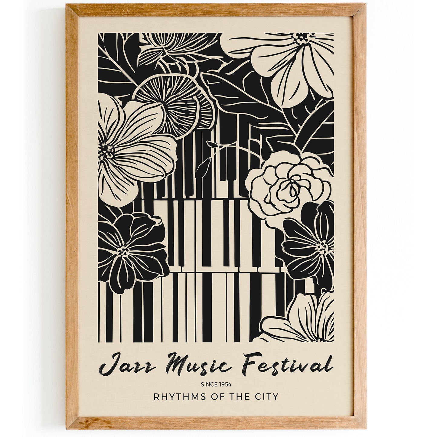Jazz Music Festival Vintage Poster