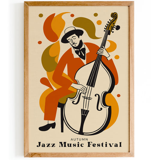 Autumn Jazz Music Festival Poster