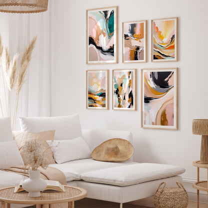 Vibrant Abstract Canvas - Modern Home Decor