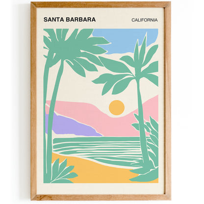 Santa Barbara California Poster