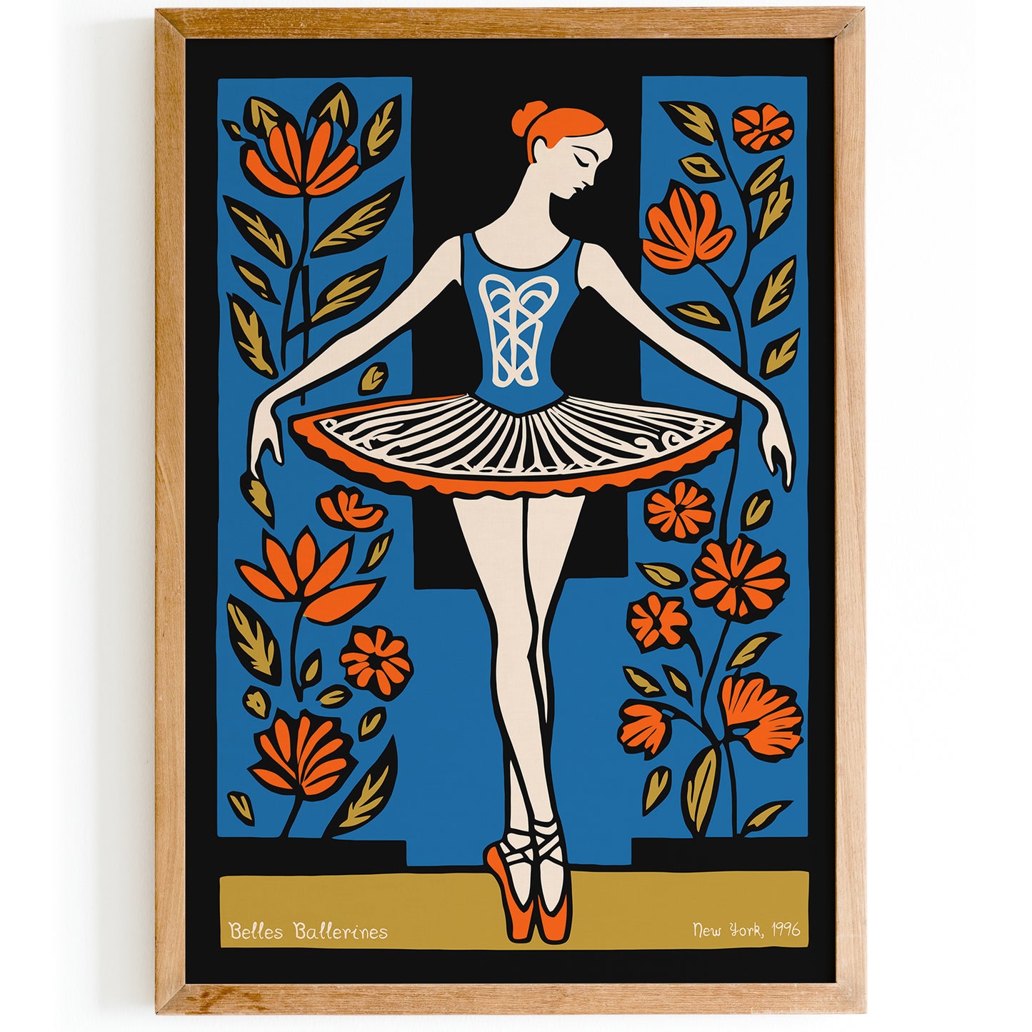 Vintage Ballerina Poster