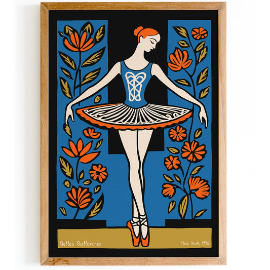 Vintage Ballerina Poster