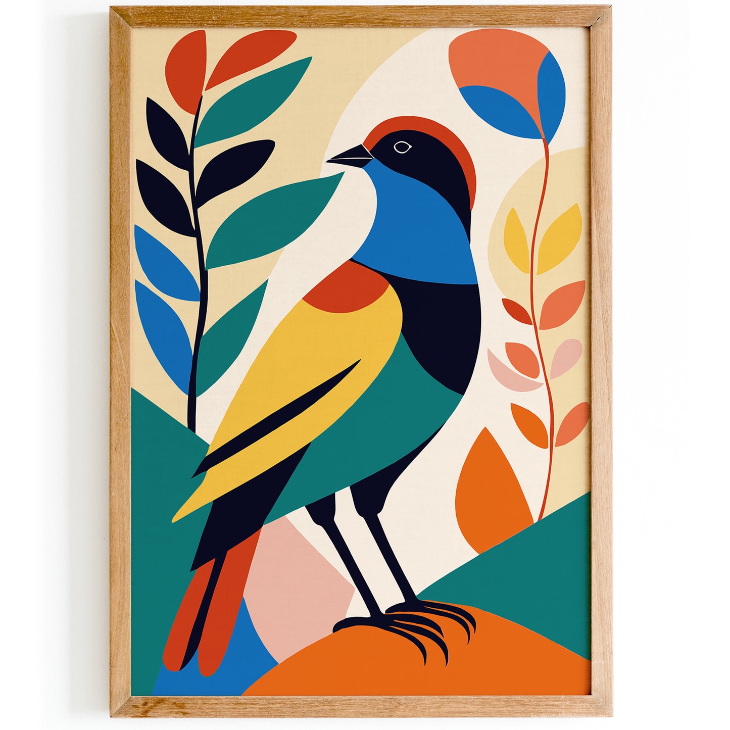 Colorful Bird Kids Room Wall Decor