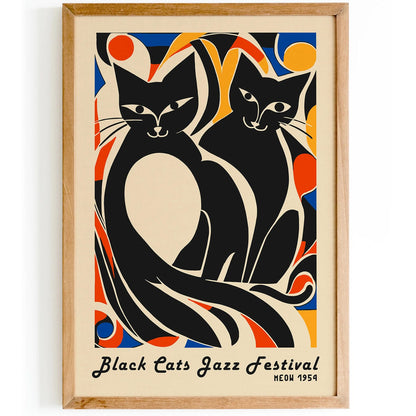 Black Cats Jazz Festival Poster