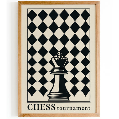 Chess Tournament Elegant Wall Art