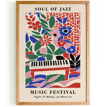 Soul of Jazz Music Poster