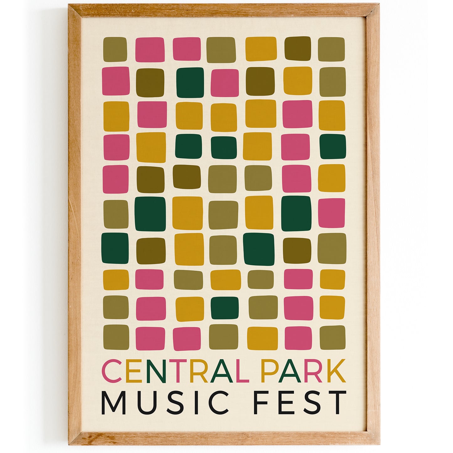 NYC Central Park Music Festival Poster