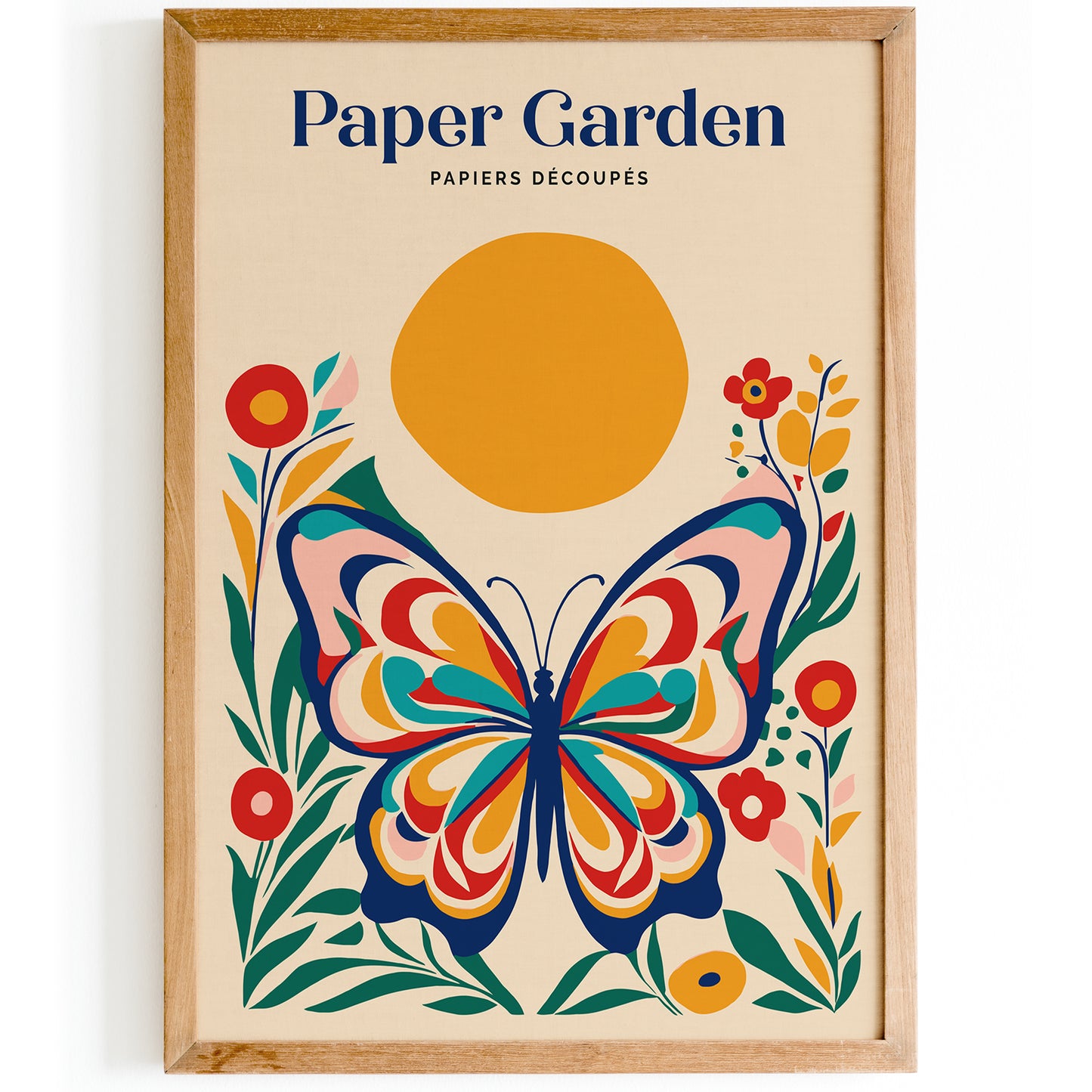 Paper Garden Print Kids Room Decor