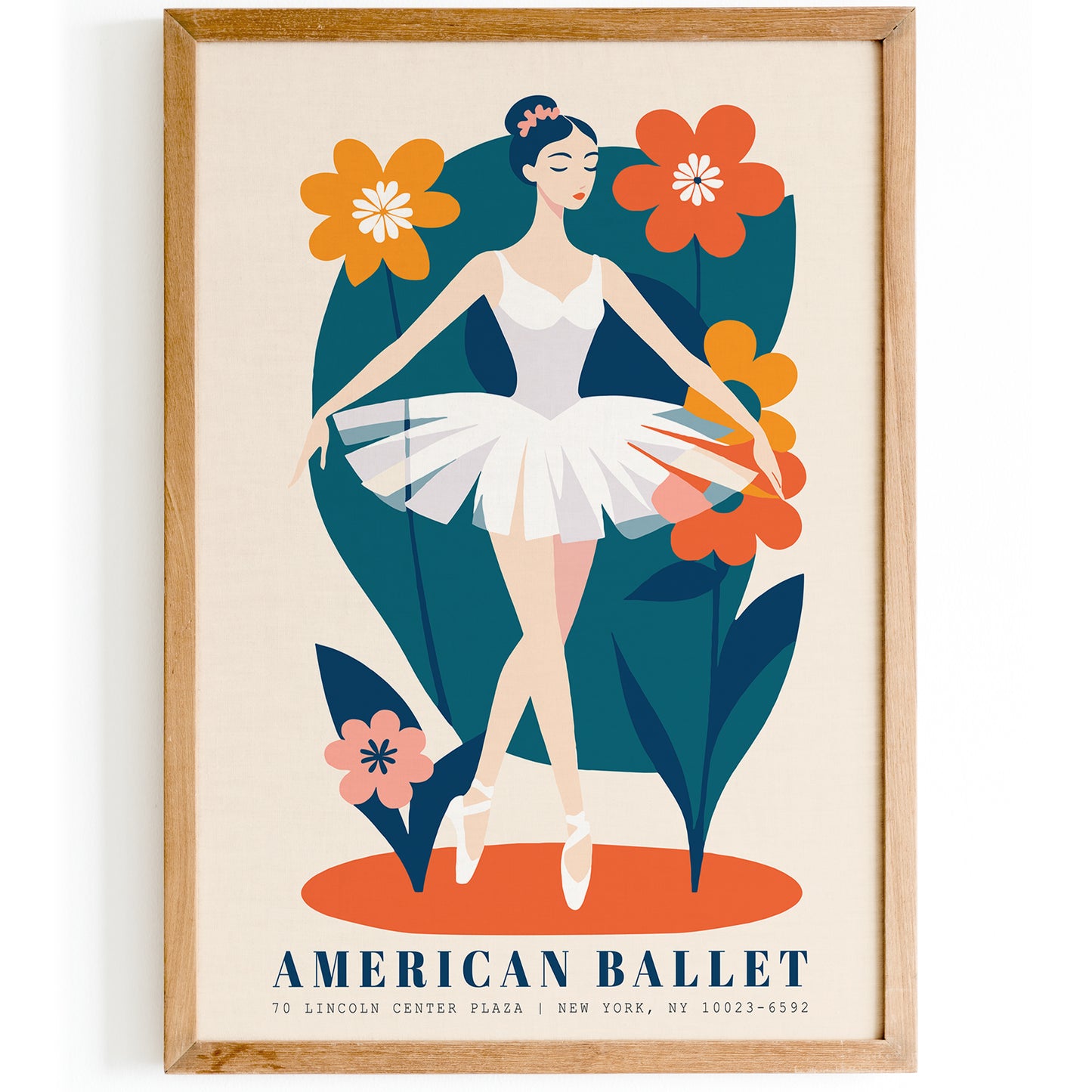 American Ballet Nursery Wall Art