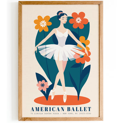 American Ballet Nursery Wall Art