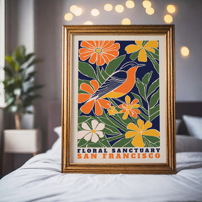 Floral Sanctuary San Francisco Poster