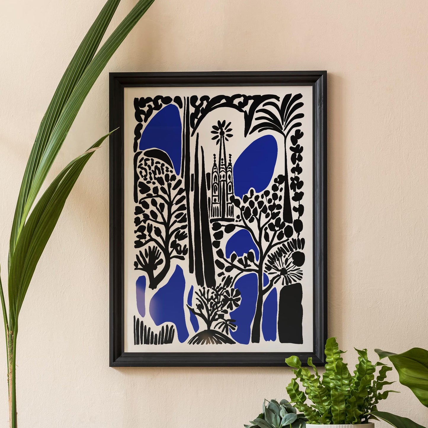 Barcelona Travel Poster – Sagrada Família