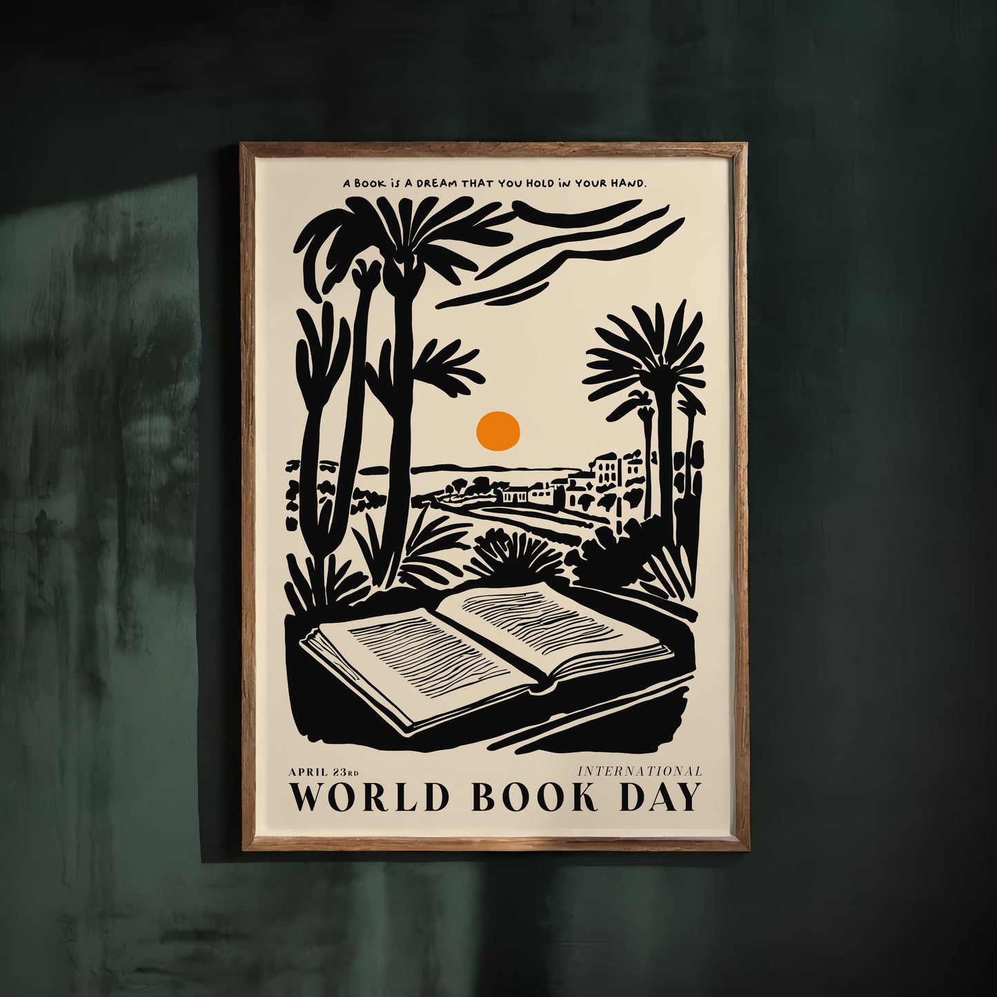 Book Day Holiday Time Book Lovers Poster