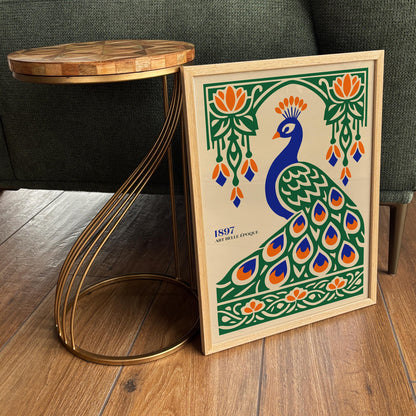 Art Belle Epoque Peacock Wall Art Print