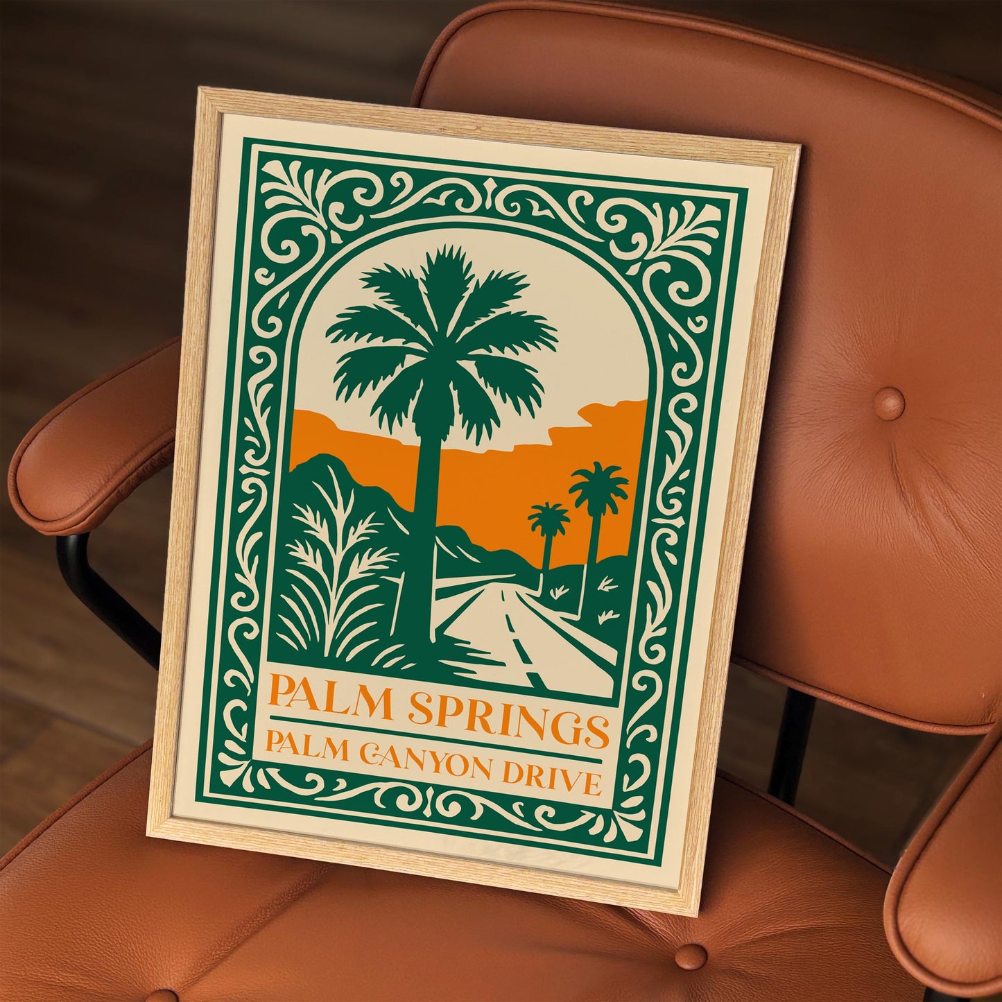 Palm Springs Palm Canyon Drive Poster